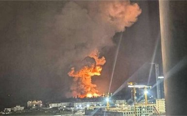 Безпілотники завдали удару по нафтовому терміналу “Шесхаріс” у Новоросійську: ексклюзивні кадри