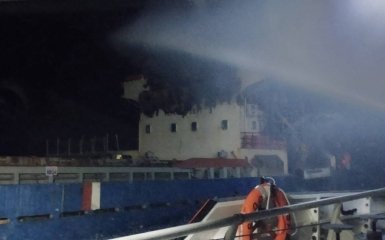Російський удар по турецькому судну: фотографії наслідків