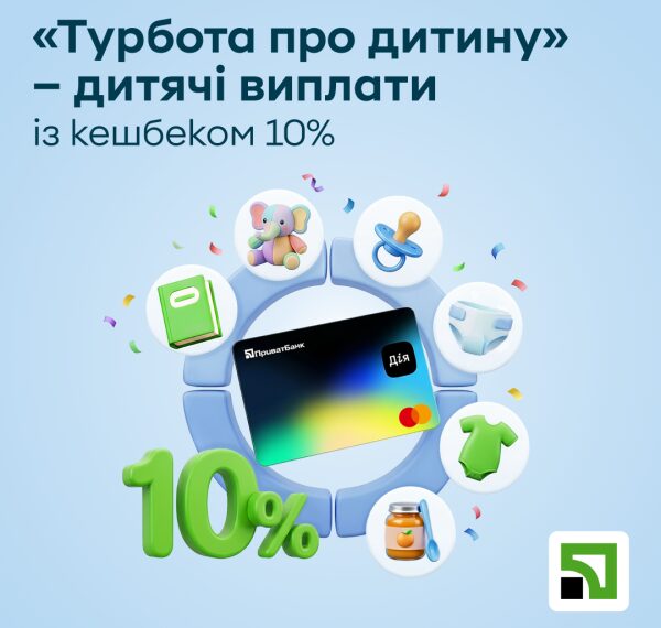ПриватБанк відкрив рахунок для головних дитячих виплат на “Дія.Картці”