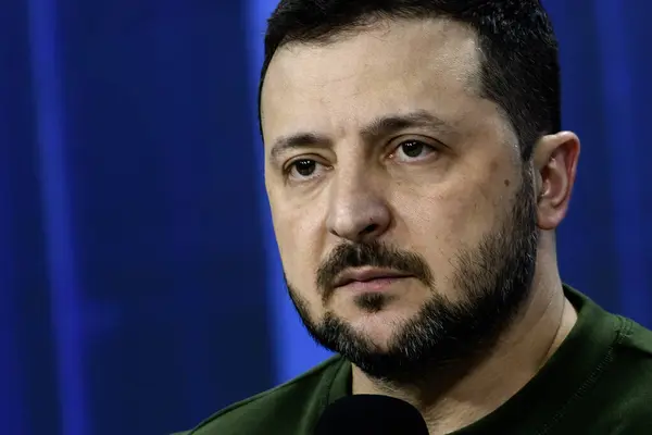 Президент України Володимир Зеленський під час виступу у Верховній Раді Президент України Володимир Зеленський під час виступу у Верховній Раді