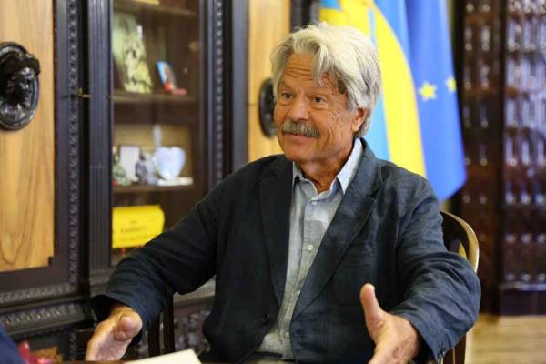 Юрій Кузьмович — правнук Степана та Марії Федаків під час зустрічі у Львові