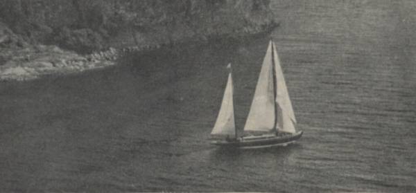Яхта біля берегів Швеції, 1937 р.