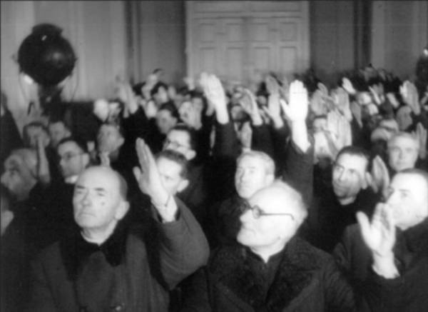 Голосування учасників Львівського Собору. 8 березня 1946 року