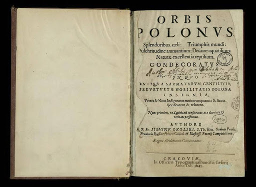 "Orbis Polonus" Шимона Окольського. Фото з http://gulevich.net/