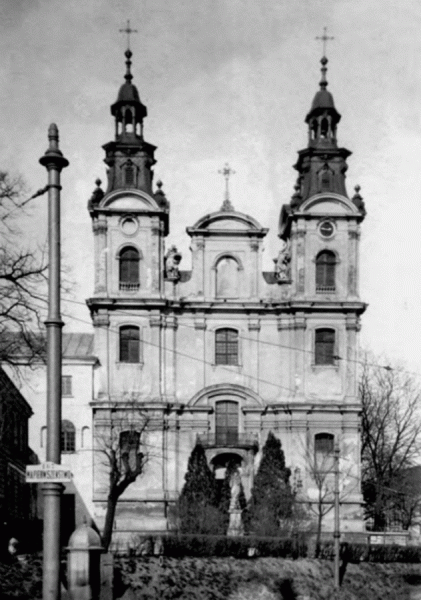 Костел Марії Магдалини. Фото початку ХХ століття