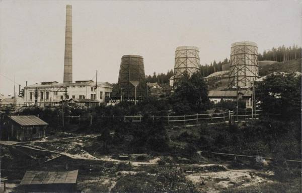 Борислав. Рафінерія. Поштівка 1931 року