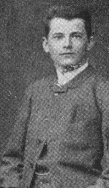 Казимир граф Шептицький — пізніший свщм. Климентій. Фото зроблене у студентські роки.